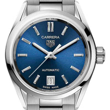 Load image into Gallery viewer, Tag Heuer Carrera Blue Dial Silver Steel Strap Watch for Women - WBN2411.BA0621