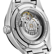 Load image into Gallery viewer, Tag Heuer Carrera Date Blue Dial Silver Steel Strap Watch for Men - WBN2112.BA0639