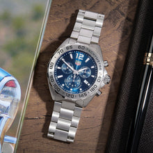 Load image into Gallery viewer, Tag Heuer Formula 1 Chronograph Blue Dial Silver Steel Strap Watch for Men - CAZ101K.BA0842