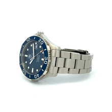 Load image into Gallery viewer, Tag Heuer Aquaracer Caliber 5 Automatic Blue Dial Silver Steel Strap Watch for Men - WAN2111.BA0822
