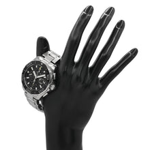 Load image into Gallery viewer, Tag Heuer Aquaracer Calibre 16 Day-Date Black Dial Silver Steel Strap Watch for Men - CAY211A.BA0927