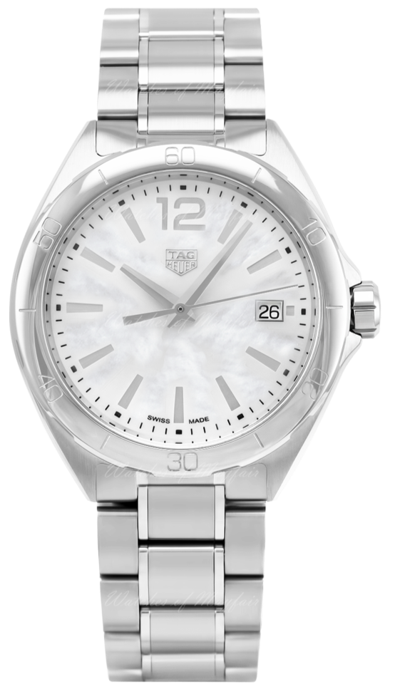 Tag Heuer Formula 1 Mother of Pearl White Dial Silver Steel Strap Watch for Women - WBJ1318.BA0666