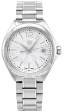Load image into Gallery viewer, Tag Heuer Formula 1 Mother of Pearl White Dial Silver Steel Strap Watch for Women - WBJ1318.BA0666