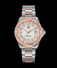 Load image into Gallery viewer, Tag Heuer Aquaracer Quartz White Dial Silver Strap Watch for Men - WAY1150.BD0911