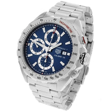 Load image into Gallery viewer, Tag Heuer Formula 1 Automatic Chronograph Blue Dial Silver Strap Watch for Men - CAZ2015.BA0876