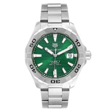 Load image into Gallery viewer, Tag Heuer Aquaracer Green Dial Watch for Men - WAY2015.BA0927