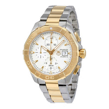 Load image into Gallery viewer, Tag Heuer Aquaracer Caliber 16 Automatic White Dial Two Tone Steel Strap Watch for Men - CAY2121.BB0923