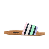 adidas Adilette Cork Slides Pulse Mint Legend Ink Light Purple