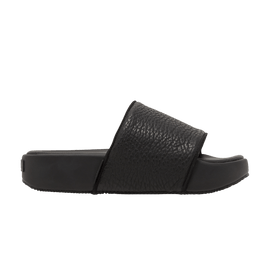 adidas Y-3 Slides Tumbled Leather Black