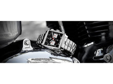 Load image into Gallery viewer, Tag Heuer Monaco Automatic Chronograph Black Dial Silver Steel Strap Watch for Men - CBL2113.BA0644