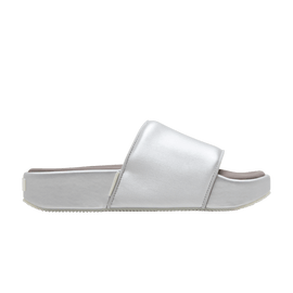 adidas Y-3 Slides Silver Metallic Brown Cream White