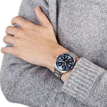 Load image into Gallery viewer, Tag Heuer Aquaracer Blue Dial Silver Steel Strap Watch for Men - WAY101C.BA0746