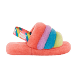 UGG Fluff Yeah Slide Peach Bliss Multi Color (Kids)
