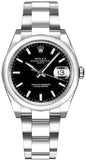 Rolex Oyster Perpetual Date 34 Black Dial Watch 115200
