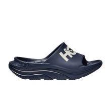 Load image into Gallery viewer, Hoka One One Ora Athletic Slide Varsity Navy White
