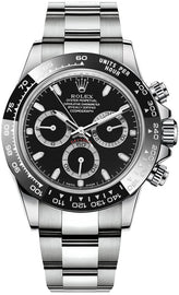 Rolex Cosmograph Daytona Oystersteel Black Dial Men's Watch 116500LN-0002