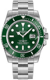 Rolex Submariner Date Hulk Oystersteel Green Dial Men's Watch 116610LV-0002