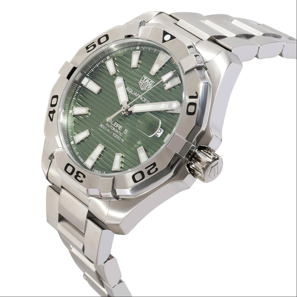 Tag Heuer Aquaracer Green Dial Watch for Men - WAY2015.BA0927