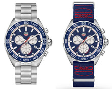 Load image into Gallery viewer, Tag Heuer Formula 1 Redbull Edition Chronograph Blue Dial Blue NATO Strap Watch for Men - CAZ1018.FC8213