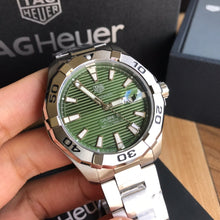 Load image into Gallery viewer, Tag Heuer Aquaracer Green Dial Watch for Men - WAY2015.BA0927