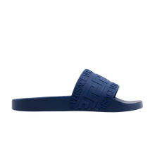 Load image into Gallery viewer, Versace Rubber Pool Slide Navy