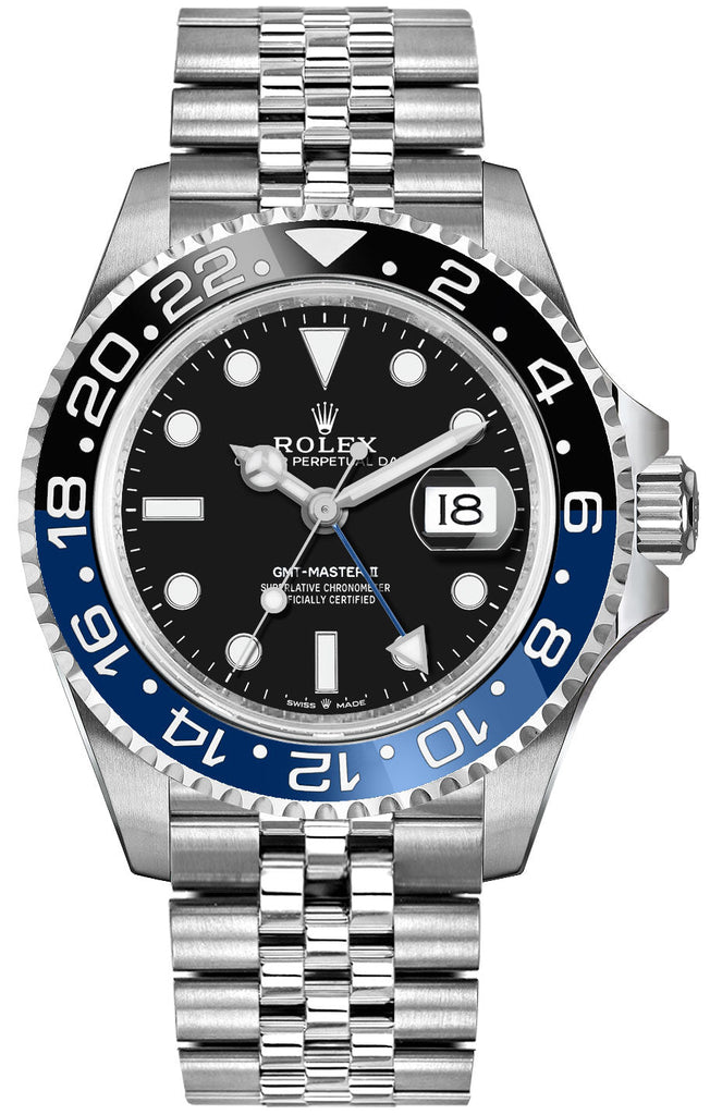 Rolex GMT-Master II Batgirl Jubilee Men's Watch 126710BLNR-0002