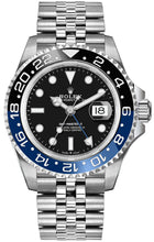 Load image into Gallery viewer, Rolex GMT-Master II Batgirl Jubilee Men's Watch 126710BLNR-0002