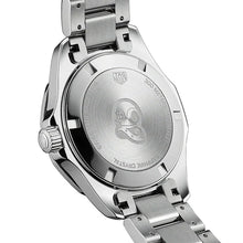 Load image into Gallery viewer, Tag Heuer Aquaracer Quartz Diamonds Blue Dial Silver Steel Strap Watch for Women - WAY131N.BA0748