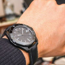 Load image into Gallery viewer, Tag Heuer Aquaracer 300 Swiss Limited Edition Black Dial Black Nylon Strap Watch for Men - WAY218B.FC6364