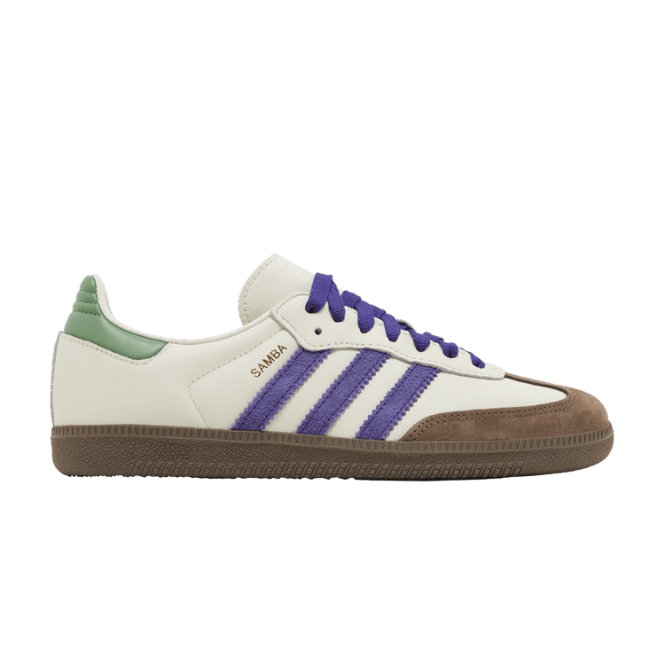 adidas Samba OG Off White Core Purple Green Brown (Women's)