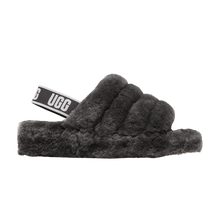 Load image into Gallery viewer, UGG Fluff Yeah Slide Charcoal (Women's)