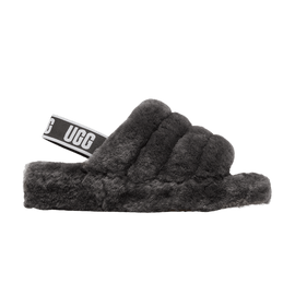 UGG Fluff Yeah Slide Charcoal (Women's)