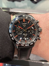 Load image into Gallery viewer, Tag Heuer Carrera Year of The Rabbit Automatic Chronograph Black Dial Black Leather Strap Watch for Men - CBN2A1L.FC6521