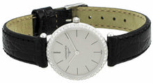 Load image into Gallery viewer, Longines La Grande Classique Agassiz 18kt White Gold &amp; Diamond Womens Watch Grey Dial Black Leather L4.191.7.72.2