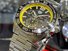 Load image into Gallery viewer, Tag Heuer Formula 1 Chronograph Black Dial Silver Steel Strap Watch for Men- CAZ101AC.BA0842
