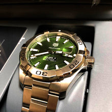 Load image into Gallery viewer, Tag Heuer Aquaracer Green Dial Watch for Men - WAY2015.BA0927