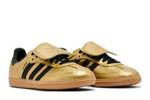 Load image into Gallery viewer, adidas Samba LT Gold Metallic Black Gum (Women's)