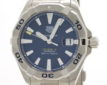 Load image into Gallery viewer, Tag Heuer Aquaracer Automatic Blue Dial Silver Steel Strap Watch for Men - WBD2112.BA0928
