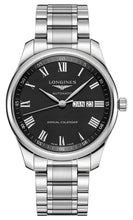 Load image into Gallery viewer, Longines Master Collection Automatic Stainless Steel Black Dial Date/Month Mens Watch L2.920.4.51.6
