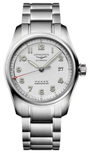 Load image into Gallery viewer, Longines Spirit Prestige Edition Automatic COSC Stainless Steel Silver Dial Interchangeable Brown Leather/NATO Strap Date Mens Watch L3.810.4.73.9