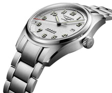 Load image into Gallery viewer, Longines Spirit Prestige Edition Automatic COSC Stainless Steel Silver Dial Interchangeable Brown Leather/NATO Strap Date Mens Watch L3.810.4.73.9