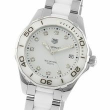 Load image into Gallery viewer, Tag Heuer Aquaracer Diamonds White Dial Two Tone Steel Strap Watch for Women - WAY131D.BA0914