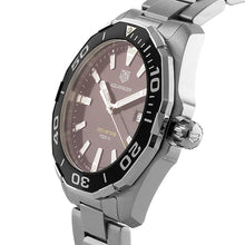 Load image into Gallery viewer, Tag Heuer Aquaracer Quartz Black Dial Silver Steel Strap Watch for Men - WAY101A.BA0746