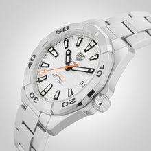 Load image into Gallery viewer, Tag Heuer Aquaracer Automatic White Dial Silver Steel Strap Watch for Men - WBD2111.BA0928