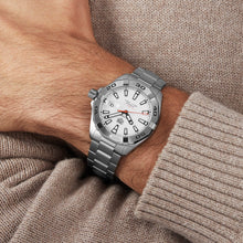 Load image into Gallery viewer, Tag Heuer Aquaracer Automatic White Dial Silver Steel Strap Watch for Men - WBD2111.BA0928