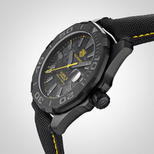 Load image into Gallery viewer, Tag Heuer Aquaracer Calibre 5 Black NATO Strap Carbon Dial Watch for Men - WBD218B.FC6446