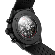 Load image into Gallery viewer, Tag Heuer Carrera Automatic Chronograph Black Dial Black Rubber Strap Watch for Men - CBG2A90.FT6173