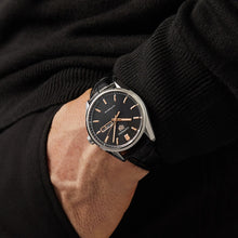Load image into Gallery viewer, Tag Heuer Carrera Day Date Black Dial Black Leather Strap Watch for Men - WBN2013.FC6503