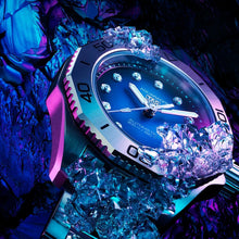 Load image into Gallery viewer, Tag Heuer Aquaracer Professional 200 Automatic Diamond Blue Dial Silver Steel Strap Watch for Women - WBP2411.BA0622