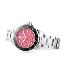 Load image into Gallery viewer, Tag Heuer Aquaracer Professional 300 Automatic Diamonds Pink Dial Silver Steel Strap Watch for Women - WBP231J.BA0618